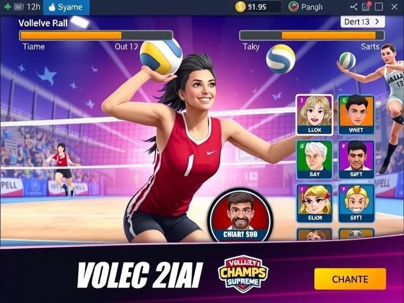Volley Champs Supreme character customization